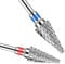 YUXIANLB 2 Pcs Nail Drill Bits for Arcylic Nails, Professional 3/32 Shank Size Drill Bits for Nails Electric Nail Drill Bits for Manicure Pedicure Tools for Home Salon (Fine, Medium Nail Bits Nib)