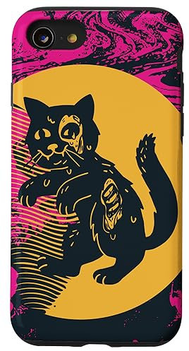 iPhone SE (2020) / 7 / 8 Funny Halloween - Monster Cat Phone Case Case