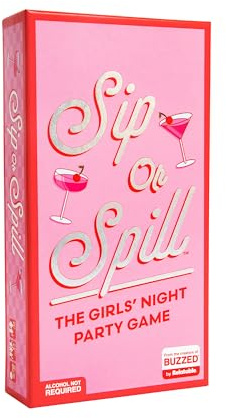 Sip or Spill Party Drinking Game – Fun Summer Drinking Games for Parties, Outdoor & Pool Party Games, Adult Party Game for Groups, Travel-Friendly for Beach & Vacation Fun, Includes 200 Cards