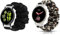 Blueshaweu Cinturino di ricambio elastico da donna per Forerunner 165, 20 mm, in tessuto, compatibile con smartwatch Garmin Forerunner 165/vivoactive 5/Forerunner 55