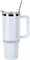 DUNSOO 40oz Thermobecher mit Strohhalm,Kaffeebecher to go Thermobecher mit Deckel,Doppellagiger Edelstahl-Vakuum,Tragbarer Autobecher FüR HeißE und Kalte GeträNke Thermo Cup (Nebelfarbe)