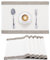 JEMIDI 6er Set Tischset gerippt - 6 Tischsets aus Baumwolle - 6X Boho Platzdeckchen Platzset aus Stoff - Tisch Sets Platzsets Placemats - Naturfarben