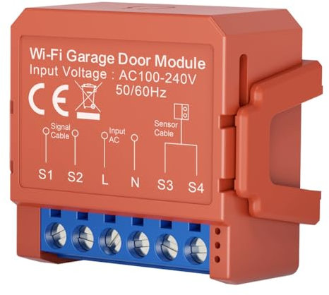 Ycagrain Tuya WiFi Apriscatole Garage Interruttore Intelligente Modulo di Apertura Timer Porta Garage