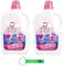 2 X Puro Amore Ammorbidente Rosa Liquido Ammorbidente - Profumo inconfondibile - Ideale per tutti i tipi di tessuto 60 lavaggi 3Lt + Beni Culinari Portachiavi Gratis