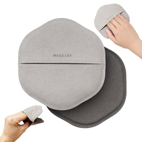 MAGEASY Microfiber Cleaning Cloth for Electronics, iPhone iPad MacBook, Car Screen Cleaner, Keyboards, Eye Glasses, Camera Lens Wipes - No Lint & Streak Free Thick Polishing Cloth Reusable