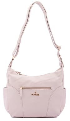 BC1351-PARENT Damen-Schultertasche aus veganem Kunstleder, 30 x 21 x 11 cm