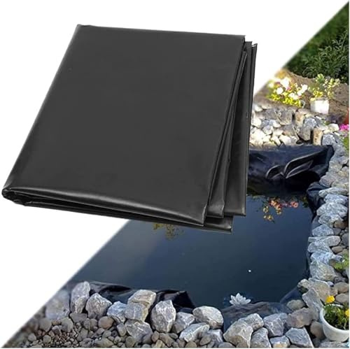Teichfolie für Fischteiche im Freien, 2 x 3 m – strapazierfähiges, undurchlässiges Substrat für Gartenpools, ideal für Fische und Wasserpflanzen, wasserdichte Teichabdeckung