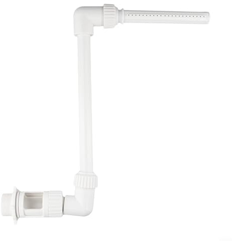 Arroseur d'eau de piscine avec 2 têtes de fontaine pour une fraîcheur améliorée (blanc)