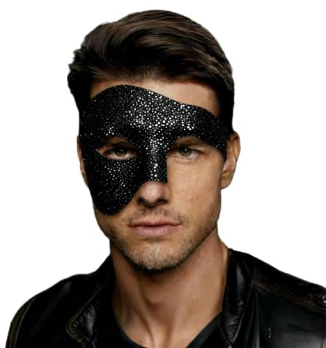 Generico Maschera da uomo Maschera mascherata Fantasma dell'opera Maschera mezza faccia