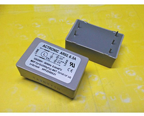Filtro di rete antidisturbo da circuito stampato ACTRONIC mod. AR02.6.5A