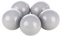 Velinda 150 Bälle,Bällebad/Bällezelt/Kinderpool Plastikbälle Spielbälle Kinderbälle O7cm (Farbe der Bälle: grau)