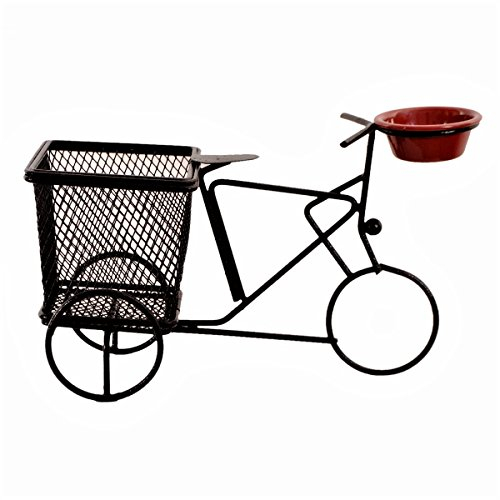 Prupledip 11210 - Cesta de Hierro con Cuenco para Patatas Fritas, Patatas Fritas y Aperitivos