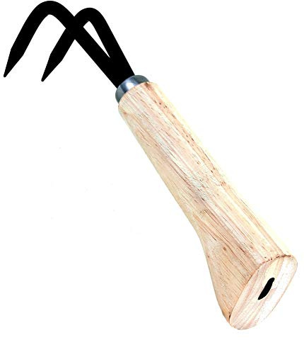 Dingmu Bonsai Wurzelhaken/Wurzelkralle 2er mit Holzgriff 220 mm 60993