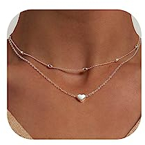 Jovono Fashion Multi - Layer - Halskette mit Liebhaber Choker für Frauen und Mädchen