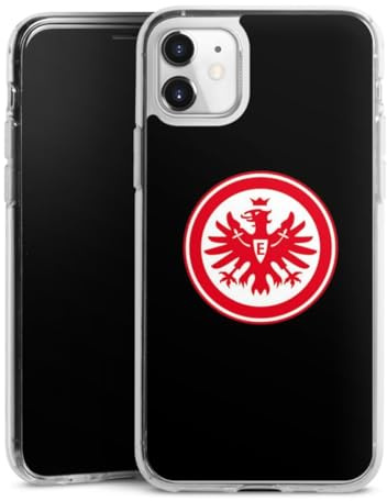 Silikon Hülle kompatibel mit Apple iPhone 11 Case transparent Handyhülle Eintracht Frankfurt SGE Adler