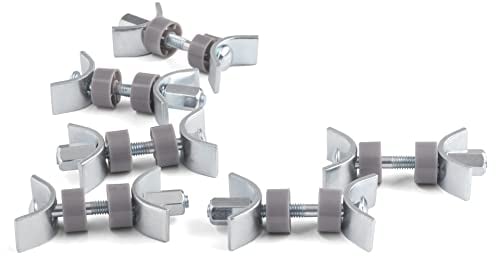 LouMaxx Arbeitsplattenverbinder 65mm, 6er Set - Möbelverbinder - Plattenverbinder - Sichere und stabile Lösung zum Arbeitsplatten verbinden