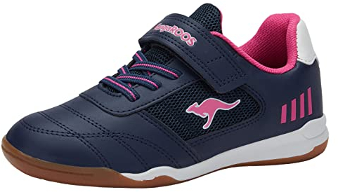 KangaROOS Damen K-Bilyard EV Sportschuhe, dk Navy/Daisy pink, 40 EU