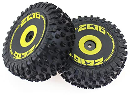 wisoolkic 2X 1/14 RC Cars Hinterreifen Upgraded Modification Vehicle Ersatzteil Reifen Kit Zubehör Ersatz für WLtoys 144010