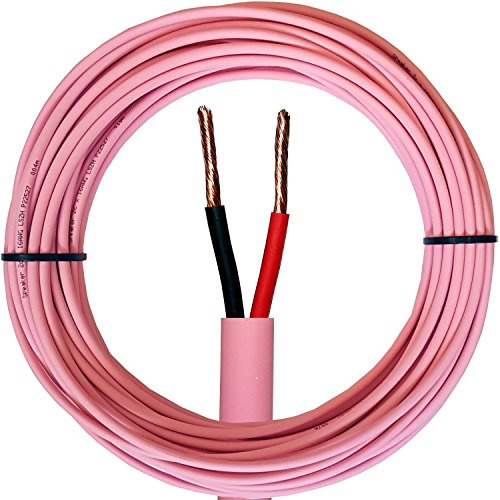 Loops Low Smoke Speaker Cable - LSZH/LSHF Double Insulated CCA Reel - Halogen Free 100V Flex Audio Wire For Speakers & Amplifiers (25m (82ft) - 1.5mm²)