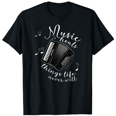 Ziehharmonika-Spieler Akkordeon-Musiker Sprüche Akkordeon T-Shirt