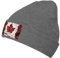 Jadery Kanada Maple Leaf Beanie Mütze Warm Knit Skull Hat Thermo für Damen und Herren Schwarz, Deep Heather, One size