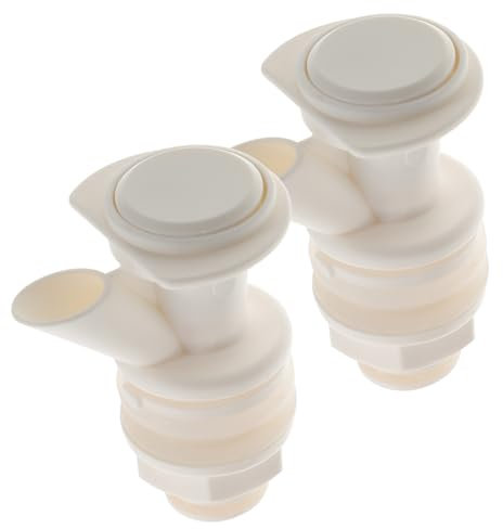 SEWOART 2stücke Wasserspender Zapfhahn Ersatz Aus Pp Für Wasserkrug Trinken Getränke Spender Zapfen Auslauf Für Wasserkühler Flasche Behälter