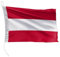 FLAGLY bandiera per barca Austria 60 x 40 cm formato orizzontale - peso del tessuto 115g/m² - stampata, robusta con corda e occhiello, accessori per barca barca a motore