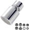 Ainkou Swivel Faucet Aerator, 360 Degree Rotate Kitchen Sink Faucet Head Replacement, 2-Function Flow Faucet Nozzle Soft Stream/Strong Sprayer 22mm Female Thread (Silver)