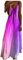 Robe Femme D'été Robe Longue Robe Blanche Col en V Ete Pas Cher Grande Taille Robe Rétro Maxi Robe Lâche Imprimé Florales Bohème Ete Mi-Longue Dress Cotton en Line Robe Tulle Femme （ Rose Vif, L)