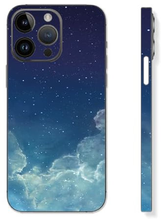 Skin Wrap for iPhone 15 14 13 Pro Max, Phone Vinyl Decal Sticker Cover, Full Protective Film for iPhone Back, Camera, Frame - Not Case (Dark Blue, 14 Pro Max)