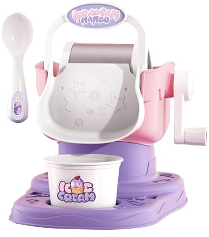 Máquina para hacer helados para niños, máquina para hacer batidos para niños | Kit de creación de batidos de frutas congeladas para niños,Máquina para hacer helados de servicio, manual, fácil de
