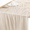 Tischläufer Boho Gaze Käsetuch Beige Creme Käsetuch Tischläufer Hochzeit 80 x 400cm
