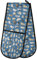 Double Oven Gloves Heat Resistant Cute Dog Puppy Double Oven Mitts Pot Holder Heat Protection Oven Gloves for Home Kitchen Baking Cooking BBQ Microwave