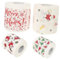 COLLBATH 4 Rollen Weihnachts Toilettenpapier Mit Mustern Dekoratives Badezimmer Tissue Papierrolle Für Feiern