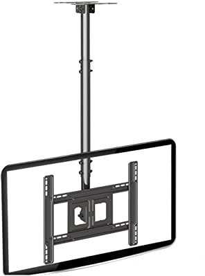 Support de plafond pour écran plat de 32 à 75 pouces réglable et compatible avec la plupart des téléviseurs LED LCD OLED Plasma jusqu'à 68 kg VESA 600 x 400 mm