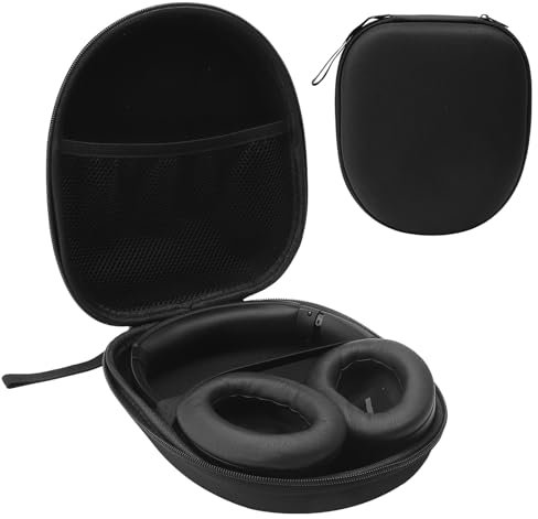 APOMOONS Kopfhörer Case Over Ear Typ, Headset Hartschalen Aufbewahrung Case, Ohrhörer Schutztasche Case, Reisetasche Schutzhülle, Tragbare Anti Fall Kopfhörerhülle, für Einfachen Transport auf Reisen