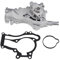 Engine Water Pump+Gasket Compatible For Astra J&Vauxhall Opel Corsa D E Adam Astra J Insignia A Meriva B Zafira C Tourer 1.2 1.4 1334169 1334228 25193406 55561623 with Chevy Aveo Trax Cruze J300 J305