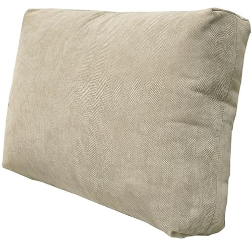 moismk Chenille Kissenhülle 50x70 Sofa Kissenbezug 50x60 50x80 50x90 Rechteckige Couch Kissenbezüge, Dekokissen Bezug Rechteck Pillow Cases, Überzug Waschbar(Kamel,90x50x10cm)