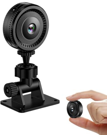 Iouyjiu Überwachungskamera 1080P HD, Nachtsicht Raumkamera, tragbarer Monitor für Aufnahme im Innenbereich, Wohnzimmer, Schlafsaal, Schlafzimmer