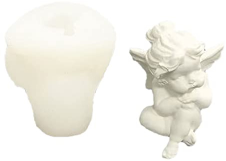 ZwaitL Molde de silicona para hacer yesos, esculturas, figuras, adorno de escritorio, estatua de silicona