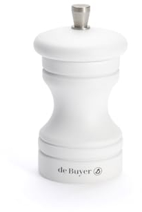 De Buyer, MOLINILLO PIMIENTA PASO 40 BLANCO MATE 10cm,5.5 x 5.5 x 10 cm-P240.100303