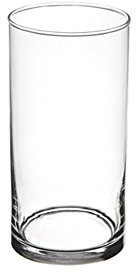 Zelda Bomboniere Cylindre en verre transparent D. 8 H. 20 cm Décoration de mariage