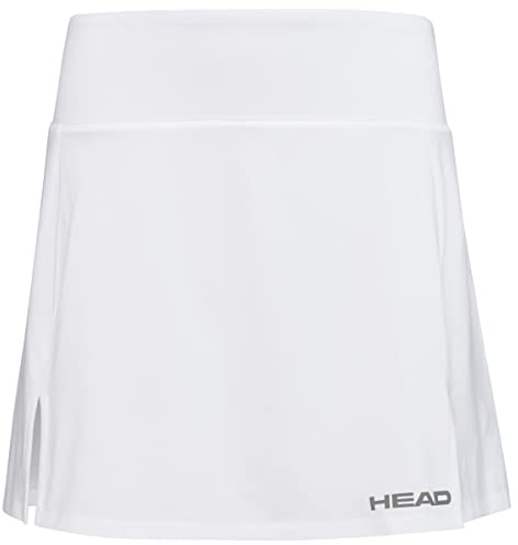 HEAD Damen Club Basic Long W Skirts, Weiß, M EU