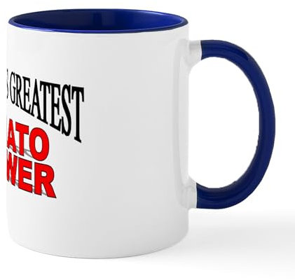 CafePress The World's Greatest Tomato Grower Mug 11 oz (325 ml) Ceramic Coffee Mug