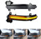 KYYET Left & Right Smoked Lens Dynamic Sequential Blink LED Side Marker Rearview Mirror Turn Signal Light Compatible with BMW 1 2 3 4 Series F20 F21 F22 F30 F32 F33 E84 X1 i3