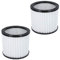 2 Lamellenfilter geeignet für Aquavac Nass- & Trockensauger. Auch passend für AEG, Güde, Lavor, Metabo, Rowenta, Tarrington-House, Variolux und einige Parkside Industriesauger