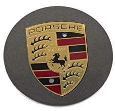 Porsche Radzierdeckel konkav Titan dunkel OC6 /911 992 /Panamera/Cayenne