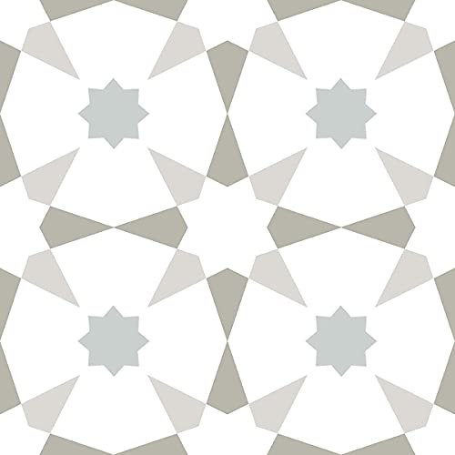 Floorpops Stellar Self Adhesive Vinyl Floor Tiles Modern Black White Kitchen