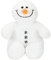 MiniFeet Schneemann Sven - Der perfekte Begleiter, der nie schmilzt - Oeko-TEX-konform und und ideal als Weihnachts-, Nikolaus- oder Wintergeschenk, auf Reisen oder zum Trösten