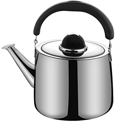 bollitore da fornello vintage Bollitore For Tè Top Con Forcella For Fischio Bollitore Gas 304 Addensare Bollitore For Famiglie In Acciaio Inox For Fornello A Induzione Cucina A Gas Bollitore da campeg